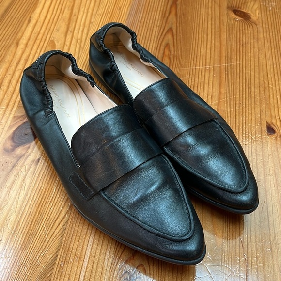 Cole Haan Grand Ambition Ambassador  leather flats black 8.5B - Picture 1 of 8